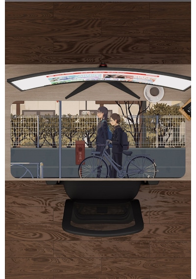 Boku No Kokoro No Yabai Yatsu Anime V1 - 90x40 Xxl Gaming Kauçuk Kaymaz Taban Mouse Pad Fare Altlığı
