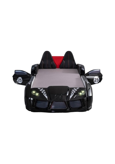 Setay Arabalı Yatak, Raceing Car V8 Full Ledli Koltuklu Arabalı Yatak - Siyah 100x190 Setay Arabalı Yatak, Raceing Car V8 Full Ledli Koltuklu Arabalı Yatak - Siyah 100x190