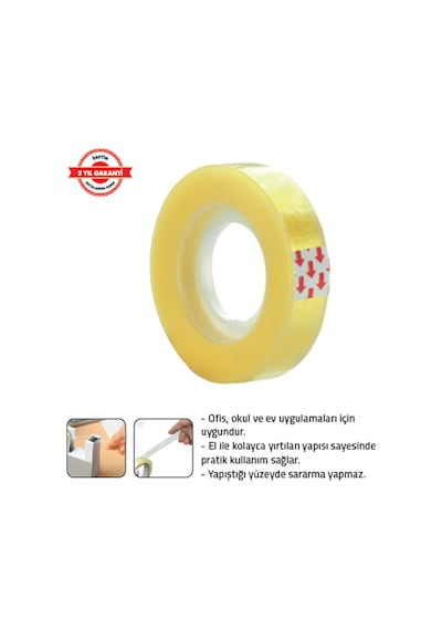 Ofis Bantı 12 Mm X 33 Mt 6 Adet 6