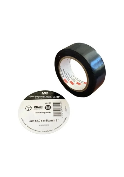 Siyah Elektrik İzolasyon Bandı - 9 Metre Uzunluk
