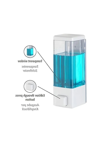Duvara Montajlı Sıvı Sabun Ve Dezenfektan Dispenseri - 320 Ml Kapasite 12 Izgara