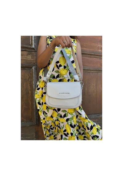 Just Polo Kadın Orta Boy Ayarlanabilir Çapraz Askılı Günlük Kullanıma Uygun El & Omuz Çantası Shoulder Bag Gri