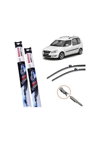 Skoda Roomster Muz Silecek Takımı Ön Bosch Aerotwin 2006-2013