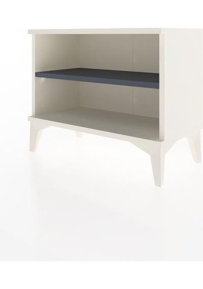 Arges Komodin Tek Raflı 60x30x48 Aytaşı-antrasit Aytaşı