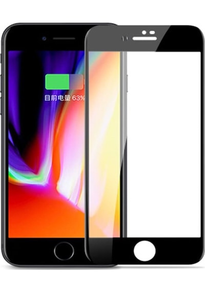 Joyroom Jm222 Apple Uyumlu iPhone 6 Tam Kaplayan Temperli Erkan Koruyucu Siyah