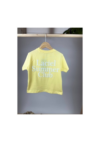 Poala Kids Summer Club Unisex Sarı Tshirt