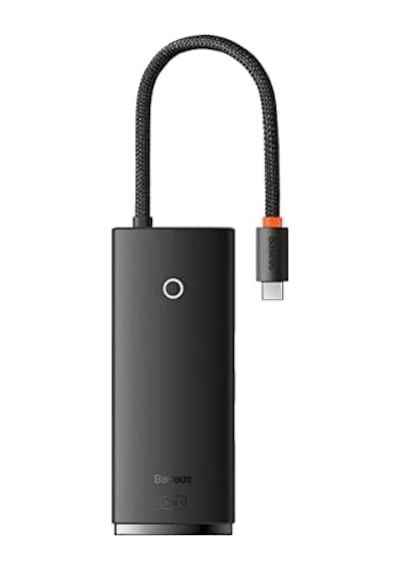 Lite 6'sı 1 Arada Multifonksiyonal Type-c Hub Şarj İstasyonu - Siyah