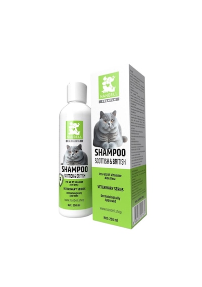 Nanbell Scottish British Kedi Şampuanı Özel Hassas Bakım 250 ML