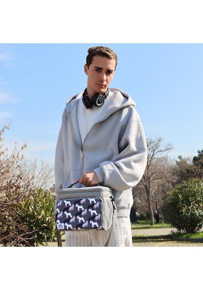 Biggdesign Dogs Isı Yalıtımlı Termal Çanta, Su Geçirmez, Sızdırmaz, 10l, Piknik & Beslenme Çantası, Gri