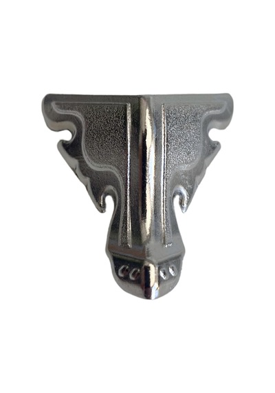 Kelebek Düz 2.5cm Metal Ayak Çeyiz Ve Hediye Kutusu Mobilya Ayağı 2.5cm Gümüş 4 Adet Gümüş