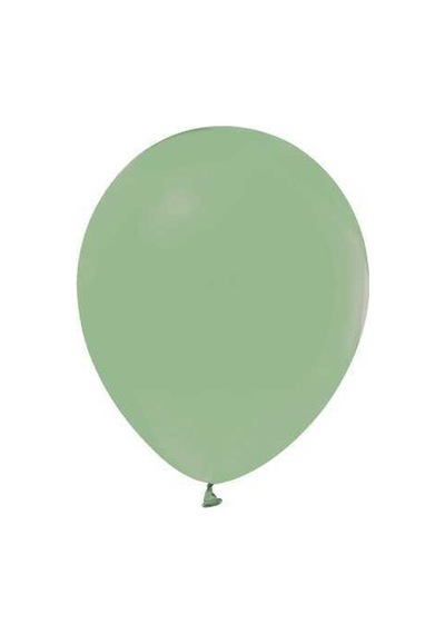 Balon Düz Pastel Makaron Balon Küf Yeşili 100 Adet