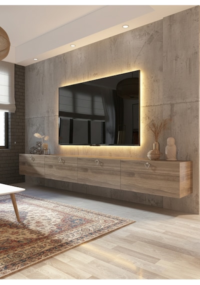 Resital Tv Ünitesi S2448-2 Ceviz Ceviz