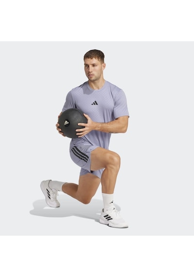 Adidas Jı8216 Power 3s Tee Erkek T-shirt Mor
