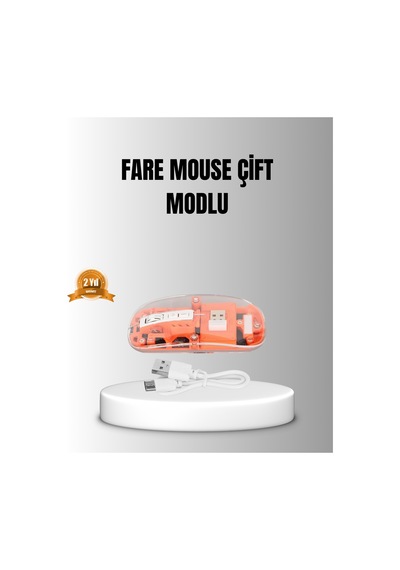 Çift Modlu Kablosuz Bluetooth 5.0 + 2.4ghz Mouse 3 Cihaz Bağlantılı Hızlı Geçiş Düğmeli Diğer