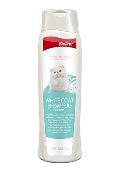 Bioline Kedi Şamp. Beyaz Tüylü Kediler İçin Csmtex - 14 200 Ml