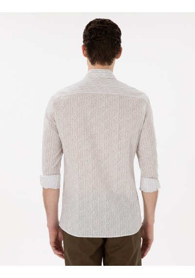 Pierre Cardin Erkek Haki Gömlek Desenli 50304595-vr027 Haki