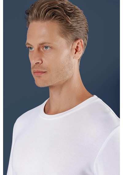 Efor Ts 870 Slim Fit Beyaz Spor T-shirt Beyaz