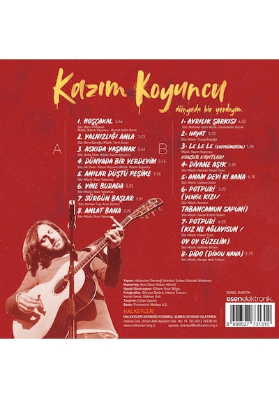 Kazım Koyuncu - Dünyada Bir Yerdeyim Plak