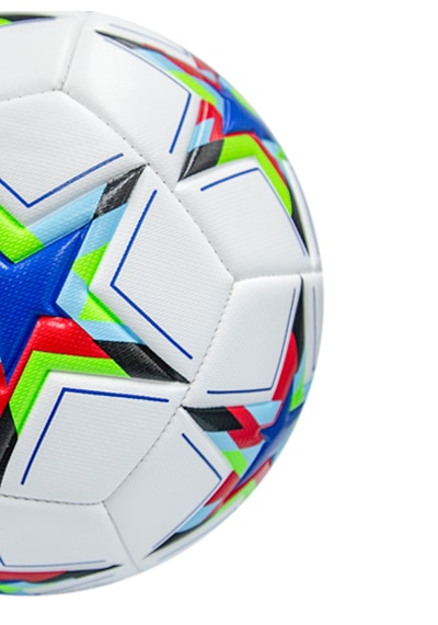Futbol Topu Şampiyonlar Ligi Pompalı 3'lü Set Sert Zemin Kırmızı - Mavi