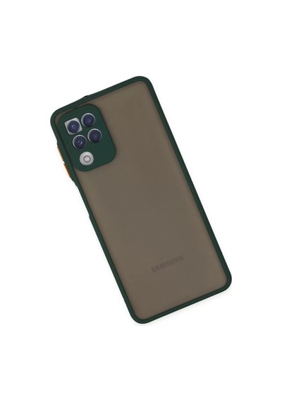 Newface Samsung Galaxy A22 Kılıf Montreal Silikon Kapak - Yeşil