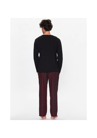 Boss Erkek Pijama Takımı Siyah Siyah