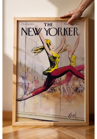 The New Yorker Çerçeveli Tablo October 15 1955