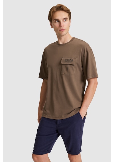 U.s. Polo Assn. Erkek Kahverengi Tişört 50327021-vr029