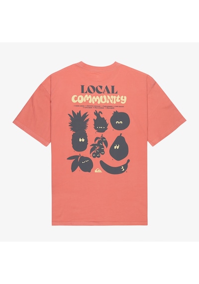 Quiksilver Fruits Tide Erkek Pembe T-shirt Eqyzt08296
