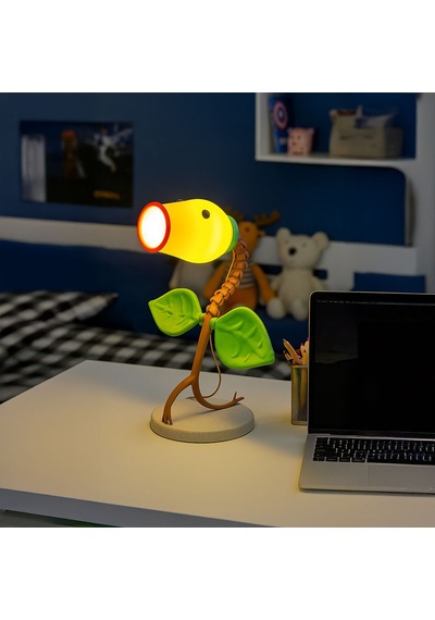 Bitki Motifli Estetik Masa Lambası Çok Renkli