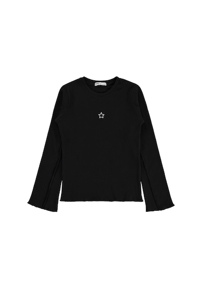 Civil Girls Yıldız Nakışlı 10-13 Yaş Sweatshirt - Siyah