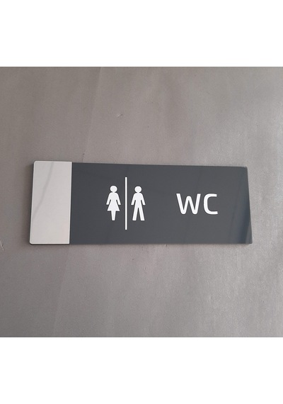 Aynalı Klasik Seri Wc Yönlendirme Tabelası