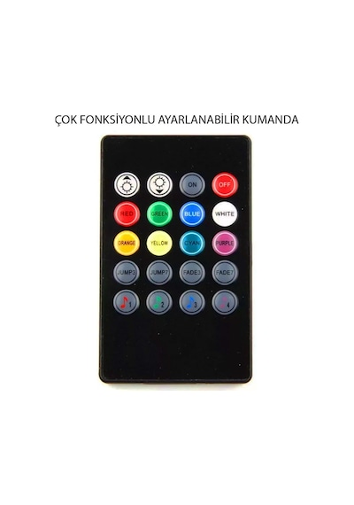 Eraks Araç Içi Kumandalı Sese Duyarlı 12 Led Ayak Altı Led (486083823)
