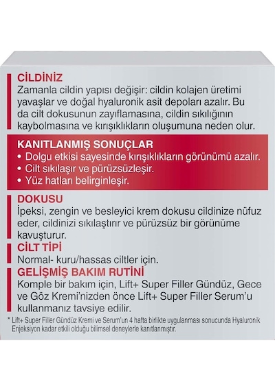 Diadermine Lift+ Super Filler Gündüz Kremi 50  ML