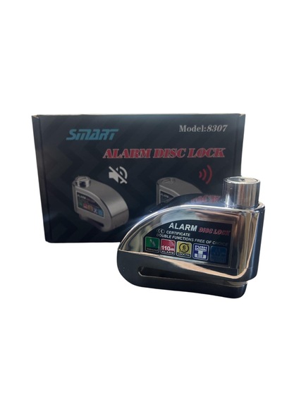 Çelik Kasa Alarmlı Motosiklet Disk Kiliti Disk Kilidi