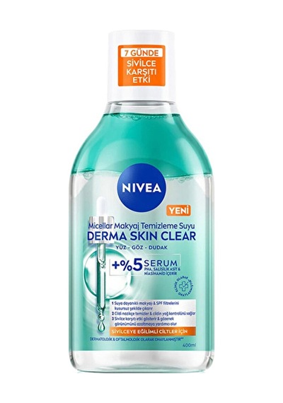 Nivea Derma Skin Makyaj Temizleme Suyu 400 Ml