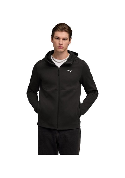Puma Erkek Pumatech Full-zıp Hoodie Eşofman Üst 69218501 Siyah