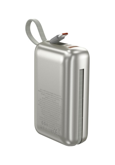 Wiwu As-182 Samsung Uyumlu Galaxy Pro Max Serisi Type-c Lightning Çıkışlı Powerbank Pd 45w 20000mah Gümüş