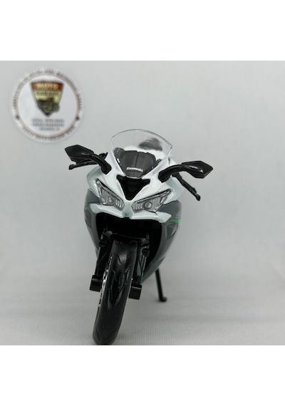 Kawasaki Ninja Zx-6r 1:12 Diecast Motosiklet Model Lisanslı Metal Maket Oyuncak & Biblo