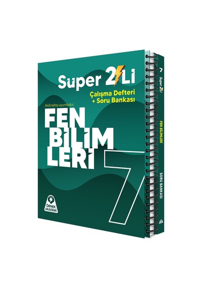 7. Sınıf Süper İkili Fen Bilimleri Seti Örnek Akademi
