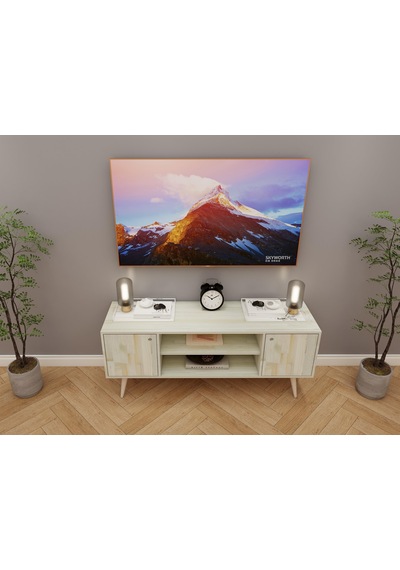 Nehir Ahşap Ladin Tv Ünitesi Nehir Ahşap Ladin Tv Ünitesi