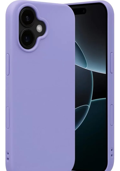 Newface Apple İphone 17 Nano İçi Kadife Silikon - Lila