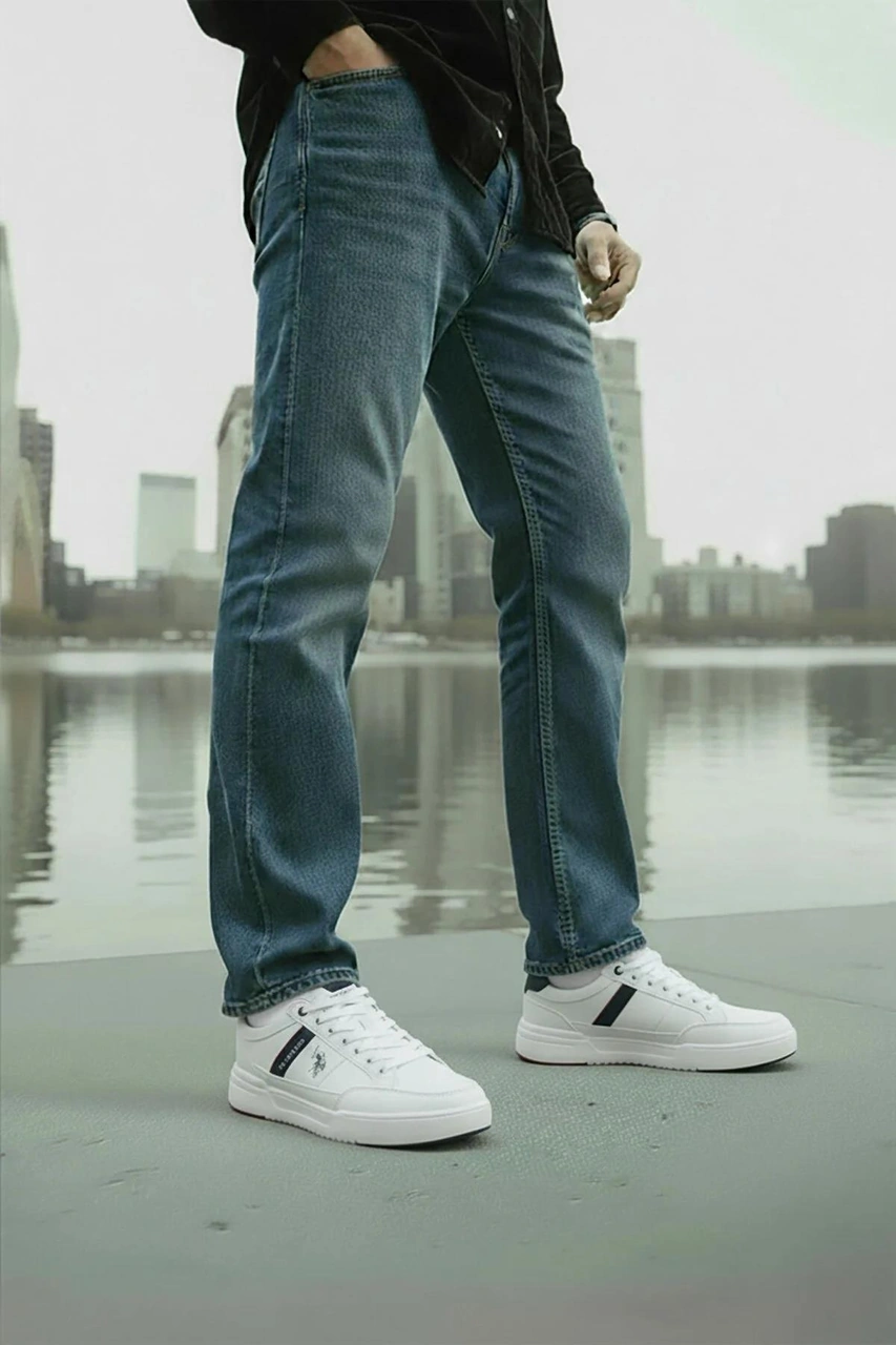 U.S. Polo Assn. U.s Polo Assn. Nevada Pr Beyaz Erkek Spor Ayakkabı Beyaz