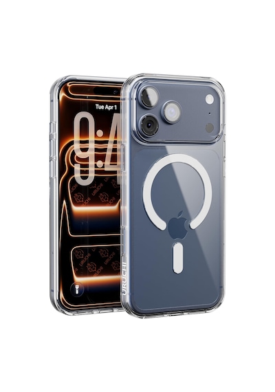 Şeffaf Kılıf Magsafe Uyumlu Güçlü Manyetik Tutuş Ultra Ince Koruyucu İphone 17 Pro Max Diğer