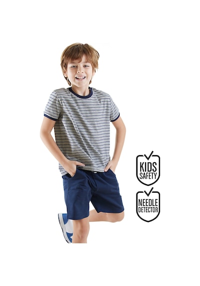 Denokids Erkek Çocuk Basic T-shirt Şort Takım
