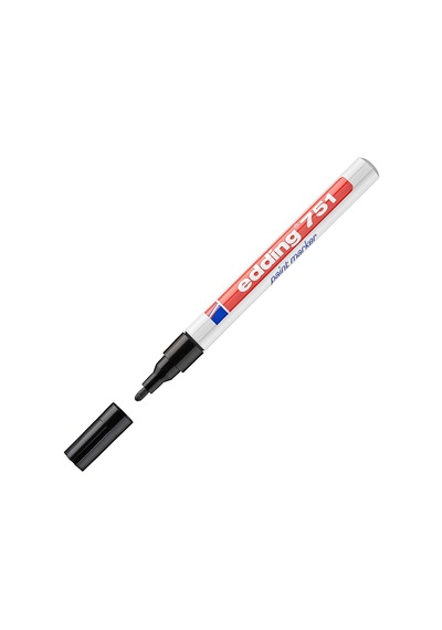 Edding Markör Dekor Boya Yuvarlak Uçlu 1-2 Mm Siyah 751 Çok Renkli