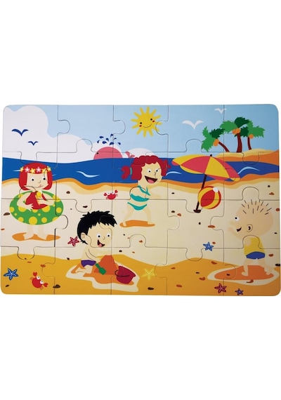 Cs-1282 Yaz Ahşap    Yer Puzzle