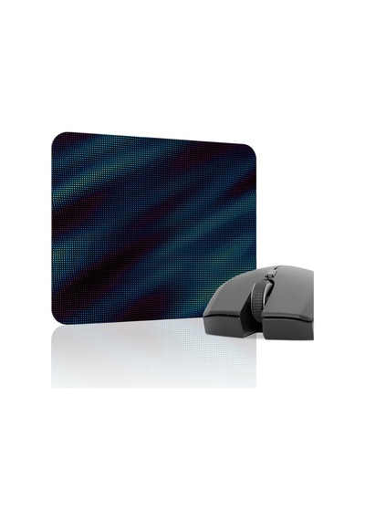Glitch Kaymaz Dikişli Kauçuk Oyuncu Mousepad V1 - 22x18 Gaming Mouse Pad Fare Altlığı