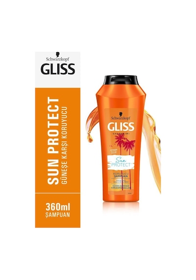 Gliss Sun Protect Güneşe Karşı Koruyucu Şampuan 2 x 360 ML