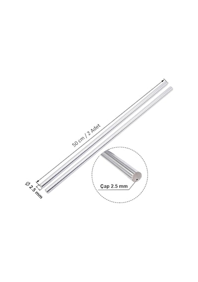 Paslanmaz Çelik Çubuk Yuvarlak Krom Mil 2.5 Mm 438454158