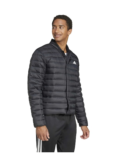 Black Adidas Erkek Günlük Mont Helionic Lite J Jj1198 Siyah